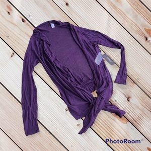 NWT Kerisma L purple cardigan
